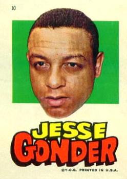 1967 Topps Stickers Pittsburgh Pirates #10 Jesse Gonder Front