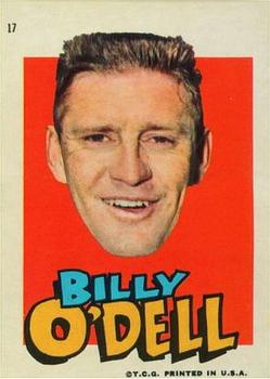 1967 Topps Stickers Pittsburgh Pirates #17 Billy O'Dell Front