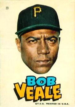 1967 Topps Stickers Pittsburgh Pirates #23 Bob Veale Front