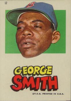 1967 Topps Stickers Boston Red Sox #12 George Smith Front