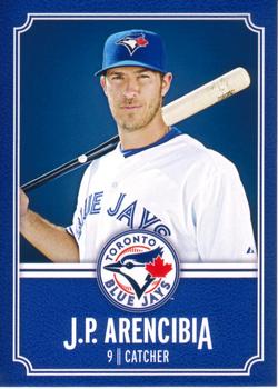 2012 Swing Into Summer Safety Toronto Blue Jays #NNO J.P. Arencibia Front