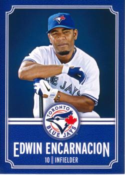 2012 Swing Into Summer Safety Toronto Blue Jays #NNO Edwin Encarnacion Front