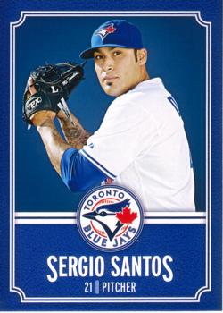 2012 Swing Into Summer Safety Toronto Blue Jays #NNO Sergio Santos Front