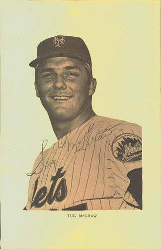 1971 New York Mets 5.5 x 8.5 Publicity Photos #NNO Tug McGraw Front