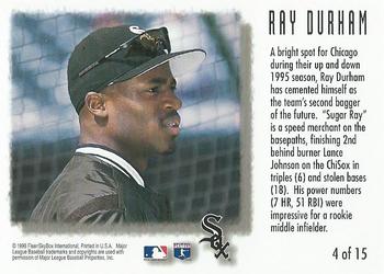 1996 Fleer - Rookie Sensations #4 Ray Durham Back