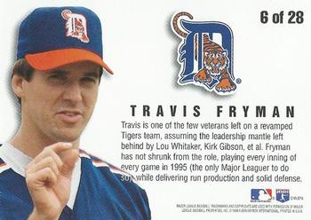 1996 Fleer - Team Leaders #6 Travis Fryman Back