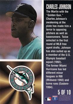 1996 Fleer - Tomorrow's Legends #5 Charles Johnson Back