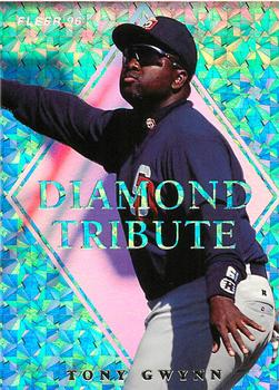 1996 Fleer Update - Diamond Tribute #4 Tony Gwynn Front