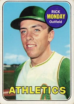 1969 Topps #105 Rick Monday Front