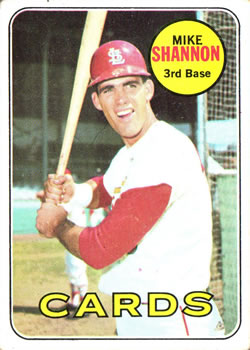 1969 Topps #110 Mike Shannon Front