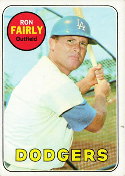 1969 Topps #122 Ron Fairly Front
