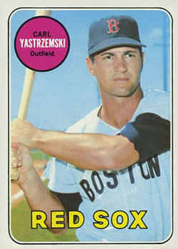 1969 Topps #130 Carl Yastrzemski Front