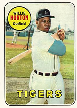 1969 Topps #180 Willie Horton Front