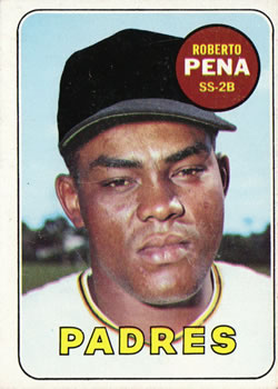 1969 Topps #184 Roberto Pena Front