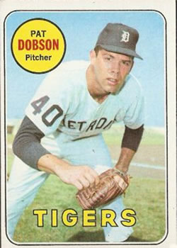 1969 Topps #231 Pat Dobson Front