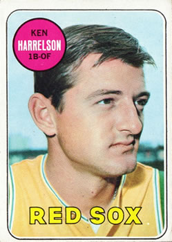 1969 Topps #240 Ken Harrelson Front