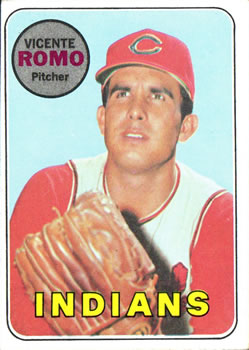 1969 Topps #267 Vicente Romo Front