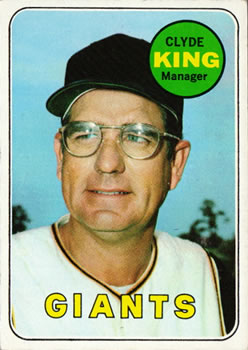 1969 Topps #274 Clyde King Front
