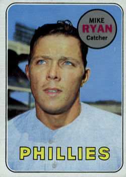 1969 Topps #28 Mike Ryan Front