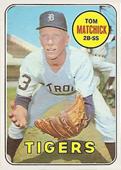 1969 Topps #344 Tom Matchick Front
