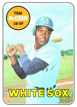 1969 Topps #388 Tom McCraw Front