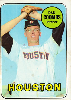 1969 Topps #389 Dan Coombs Front
