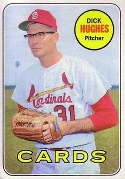 1969 Topps #39 Dick Hughes Front