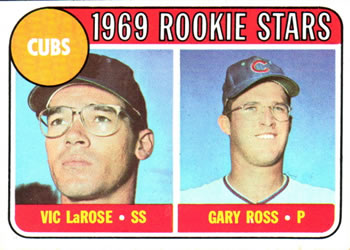 1969 Topps #404 Cubs 1969 Rookie Stars (Vic LaRose / Gary Ross) Front