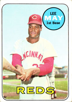 1969 Topps #405 Lee May Front