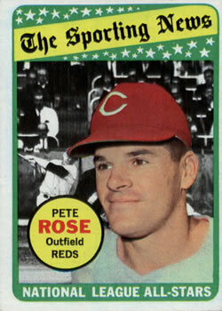 1969 Topps #424 Pete Rose Front