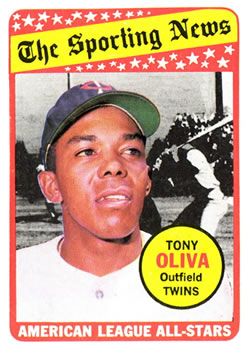 1969 Topps #427 Tony Oliva Front