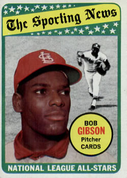 1969 Topps #432 Bob Gibson Front