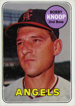 1969 Topps #445 Bobby Knoop Front