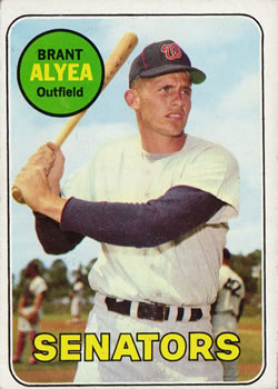 1969 Topps #48 Brant Alyea Front