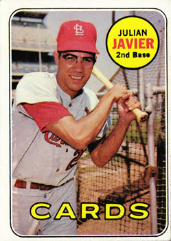 1969 Topps #497 Julian Javier Front