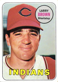 1969 Topps #503 Larry Brown Front