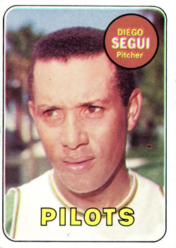 1969 Topps #511 Diego Segui Front