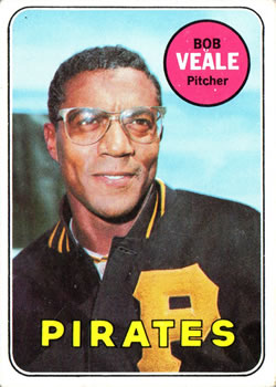1969 Topps #520 Bob Veale Front