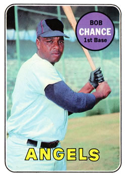1969 Topps #523 Bob Chance Front