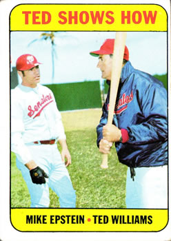 1969 Topps #539 Ted Shows How (Mike Epstein / Ted Williams) Front