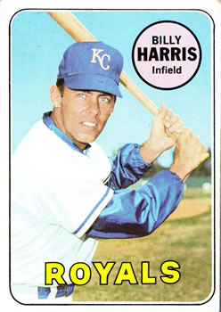 1969 Topps #569 Billy Harris Front