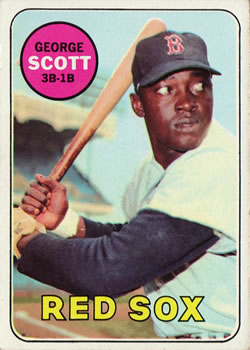 1969 Topps #574 George Scott Front