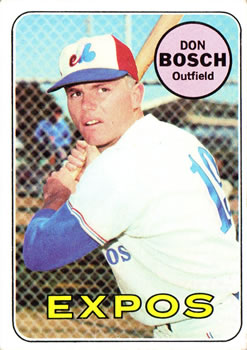 1969 Topps #578 Don Bosch Front