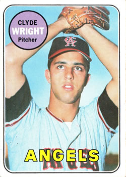 1969 Topps #583 Clyde Wright Front