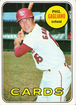 1969 Topps #609 Phil Gagliano Front