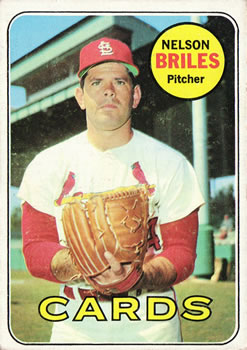 1969 Topps #60 Nelson Briles Front