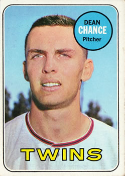 1969 Topps #620 Dean Chance Front