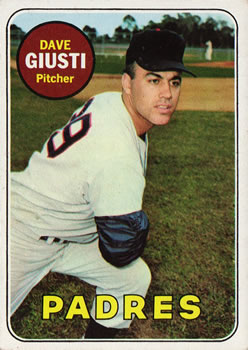 1969 Topps #98 Dave Giusti Front