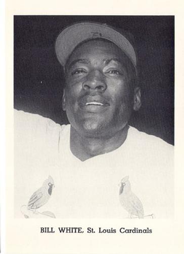 1965 Jay Publishing St. Louis Cardinals #NNO Bill White Front