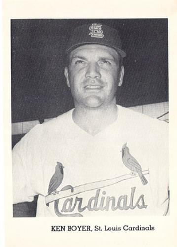 1965 Jay Publishing St. Louis Cardinals #NNO Ken Boyer Front